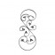 21.116.04 Wrought Iron Forging Ornamental Balustrade Forged Pickets