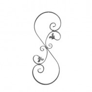 21.116.05 Wrought Iron Forging Ornamental Balustrade Forged Pickets