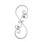 21.116.05 Wrought Iron Forging Ornamental Balustrade Forged Pickets