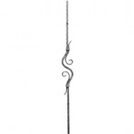 21.117 Wrought Iron Forging Ornamental Balustrade Forged Pickets