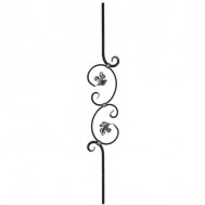 21.118 Wrought Iron Forging Ornamental Balustrade Forged Pickets