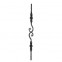 21.119 Wrought Iron Forging Ornamental Balustrade Forged Pickets