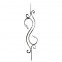 21.120 Wrought Iron Forging Ornamental Balustrade Forged Pickets