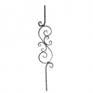 21.120.01 Wrought Iron Forging Ornamental Balustrade Forged Pickets