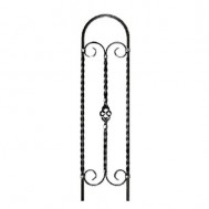 21.121 Wrought Iron Forging Ornamental Balustrade Forged Pickets