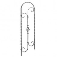 21.122 Wrought Iron Forging Ornamental Balustrade Forged Pickets
