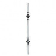 21.153 Wrought Iron Forging Ornamental Balustrade Forged Pickets