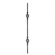 21.153 Wrought Iron Forging Ornamental Balustrade Forged Pickets