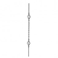 21.155 Wrought Iron Forging Ornamental Balustrade Forged Pickets