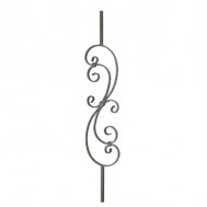 21.163 Wrought Iron Forging Ornamental Balustrade Forged Pickets