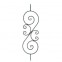 21.164 Wrought Iron Forging Ornamental Balustrade Forged Pickets