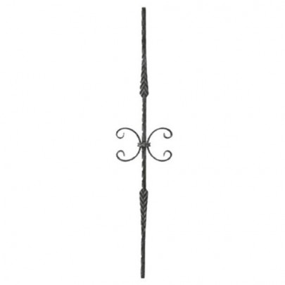 22.010 Wrought Iron Forging Ornamental Balustrade Forged Pickets