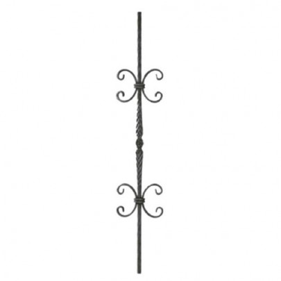 22.012 Wrought Iron Forging Ornamental Balustrade Forged Pickets