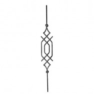 22.100 Wrought Iron Forging Ornamental Balustrade Forged Pickets