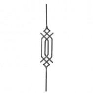 22.101 Wrought Iron Forging Ornamental Balustrade Forged Pickets