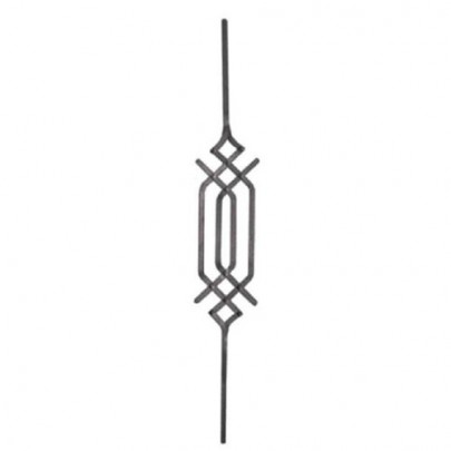 22.101 Wrought Iron Forging Ornamental Balustrade Forged Pickets