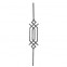 22.101 Wrought Iron Forging Ornamental Balustrade Forged Pickets
