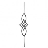 22.102 Wrought Iron Forging Ornamental Balustrade Forged Pickets