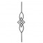 22.102 Wrought Iron Forging Ornamental Balustrade Forged Pickets