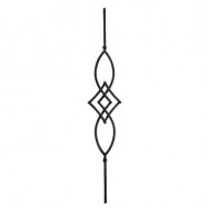 22.103 Wrought Iron Forging Ornamental Balustrade Forged Pickets