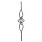 22.103 Wrought Iron Forging Ornamental Balustrade Forged Pickets