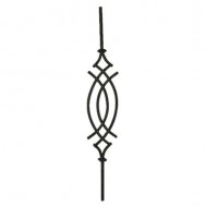 22.107 Wrought Iron Forging Ornamental Balustrade Forged Pickets