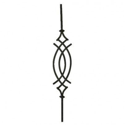 22.107 Wrought Iron Forging Ornamental Balustrade Forged Pickets