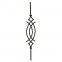 22.107 Wrought Iron Forging Ornamental Balustrade Forged Pickets