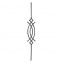 22.108 Wrought Iron Forging Ornamental Balustrade Forged Pickets