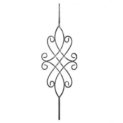 22.110 Wrought Iron Forging Ornamental Balustrade Forged Pickets