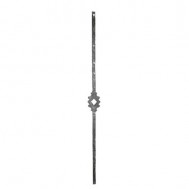 23.011.01 Wrought Iron Forging Ornamental Balustrade Forged Pickets