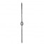 23.011.01 Wrought Iron Forging Ornamental Balustrade Forged Pickets