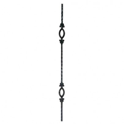 23.014 Wrought Iron Forging Ornamental Balustrade Forged Pickets