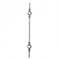 23.016 Wrought Iron Forging Ornamental Balustrade Forged Pickets