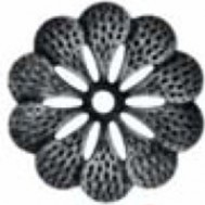50.048 Decorative Wrought Iron Stamping Flowers&Leaves