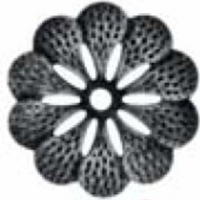 50.049 Decorative Wrought Iron Stamping Flowers&Leaves