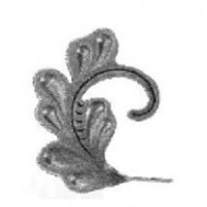 51.181.03 Decorative Wrought Iron Stamping Flowers&Leaves