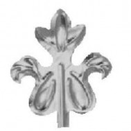 51.236.03 Decorative Wrought Iron Stamping Flowers&Leaves