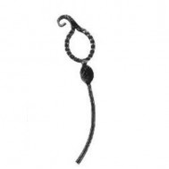 51.301 Decorative Garden Fence Cast Steel Flowers And Leaves