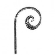 51.302 Decorative Garden Fence Cast Steel Flowers And Leaves
