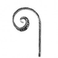 51.303 Decorative Garden Fence Cast Steel Flowers And Leaves