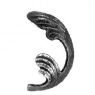 52.002.01 Decorative Garden Fence Cast Steel Flowers And Leaves