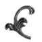 52.003.01 Decorative Garden Fence Cast Steel Flowers And Leaves