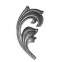 52.010 Decorative Garden Fence Cast Steel Flowers And Leaves