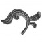 52.011 Decorative Garden Fence Cast Steel Flowers And Leaves