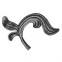 52.012 Decorative Garden Fence Cast Steel Flowers And Leaves