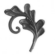 52.013 Decorative Garden Fence Cast Steel Flowers And Leaves