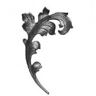 52.020 Decorative Garden Fence Cast Steel Flowers And Leaves