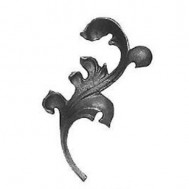 52.022 Decorative Garden Fence Cast Steel Flowers And Leaves