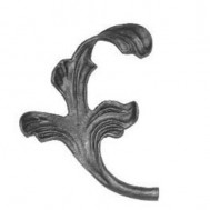 52.025 Decorative Garden Fence Cast Steel Flowers And Leaves